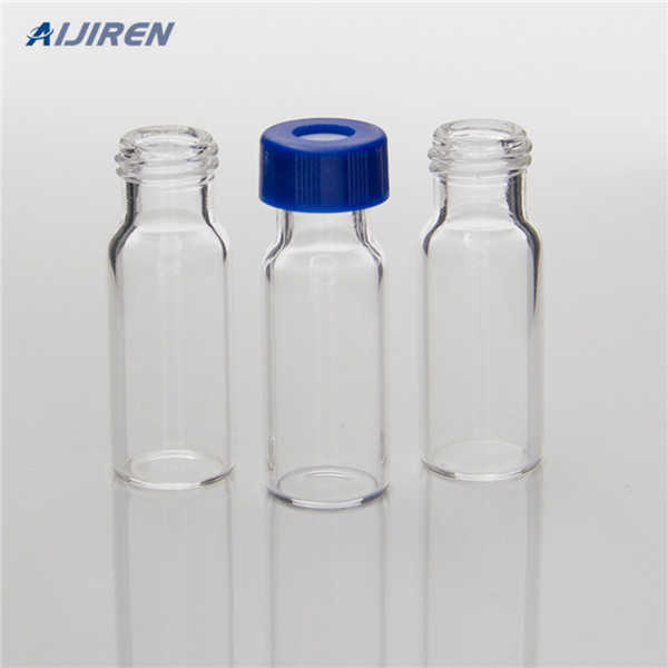 thread bonded PTFE chromatography glass vials